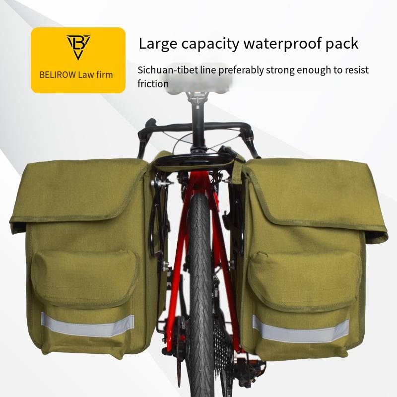 Panniers Waterproof Rear - Большая вместительная задняя сумка для велосипеда,