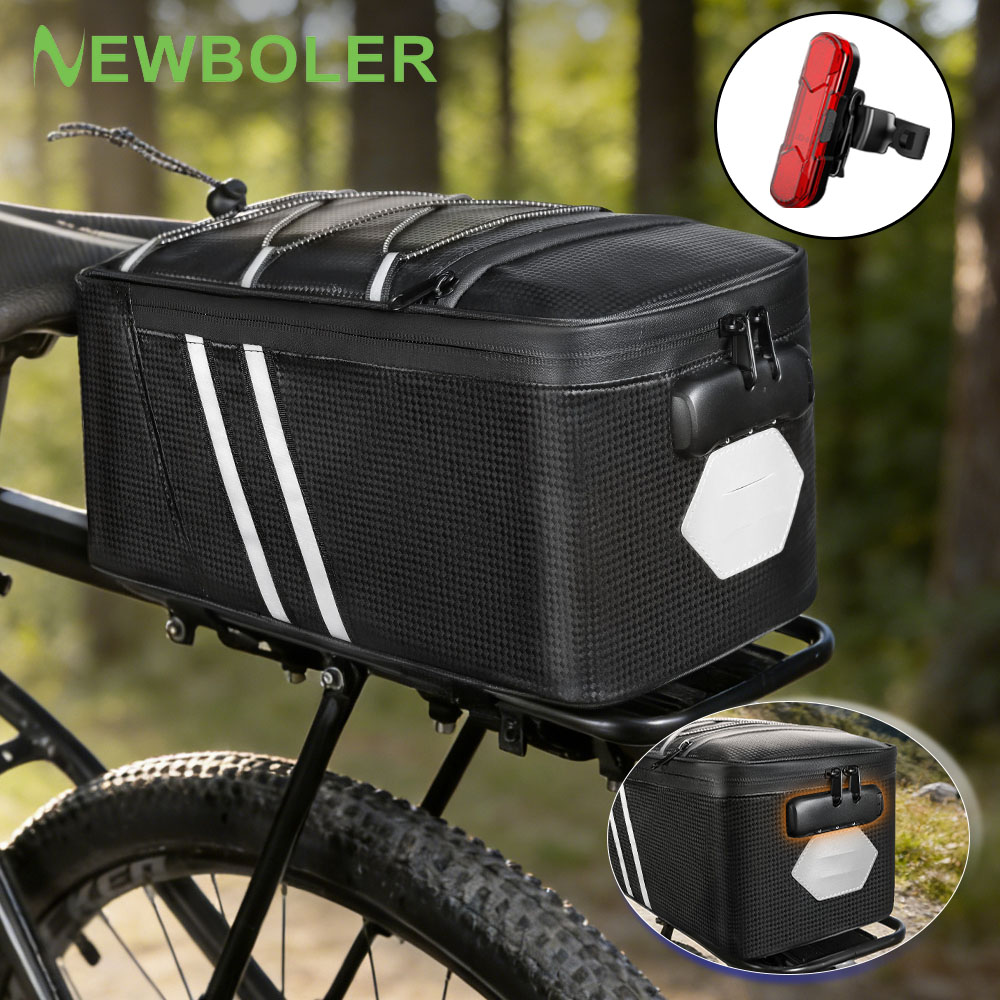 Panniers Waterproof Rear - Велосумка на заднее сиденье с замком,