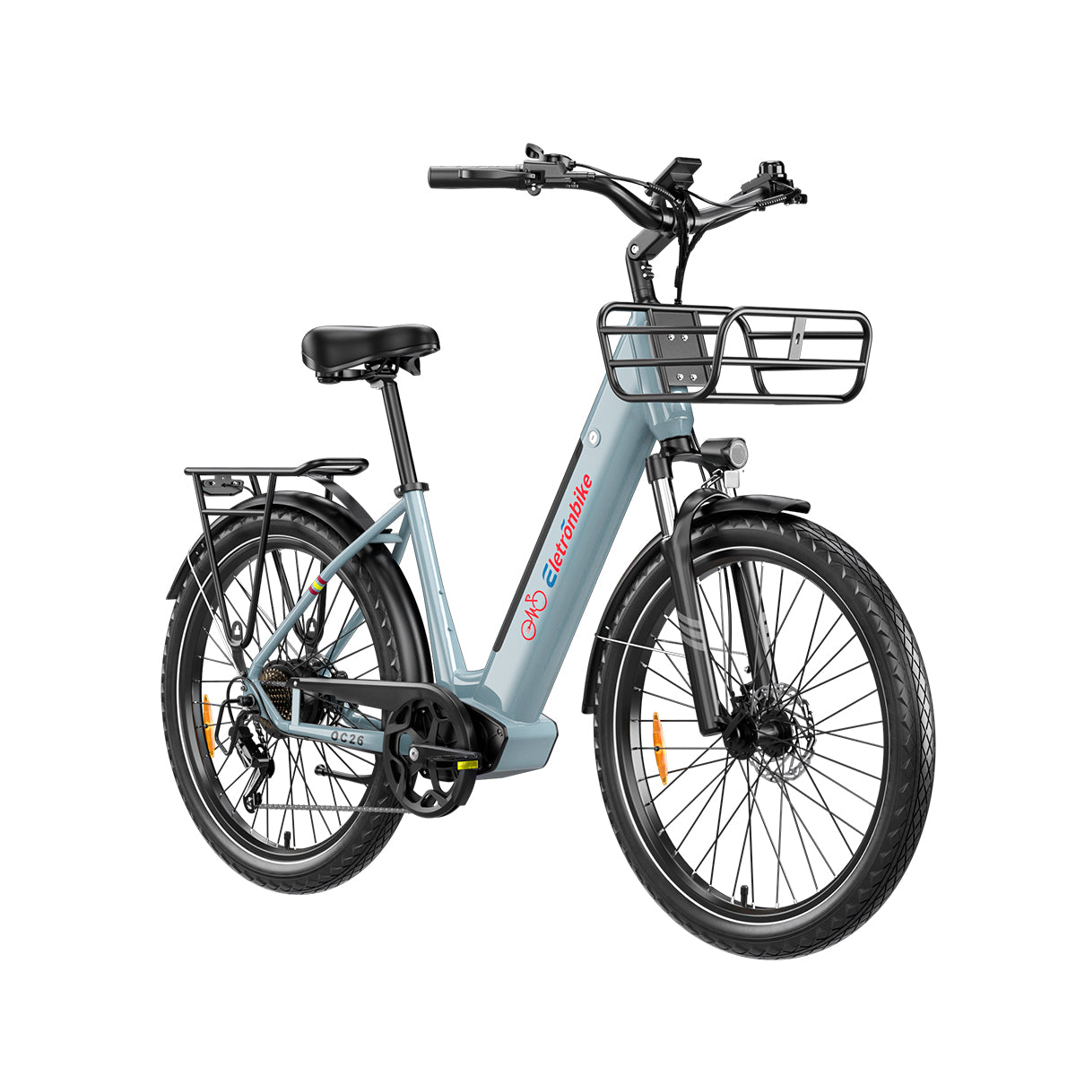 Commuting With Bike - Электровелосипед ELETRONBIKE OC26 с задним мотор-колесом,