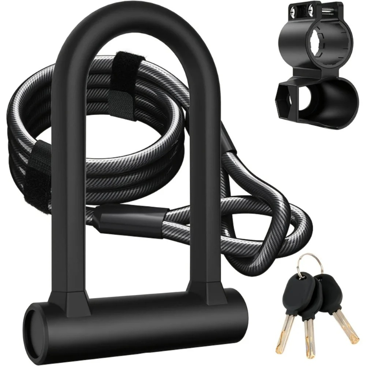 U Lock Heavy Duty - Велосипедный замок Сверхмощный противоугонный велосипедный U-образный