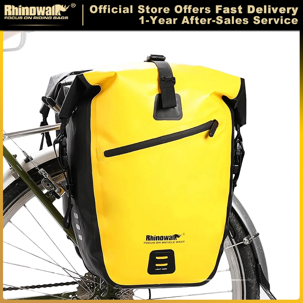 Panniers Waterproof Rear - Водонепроницаемая велосипедная сумка Rhinowalk 20л/27л, дорожная