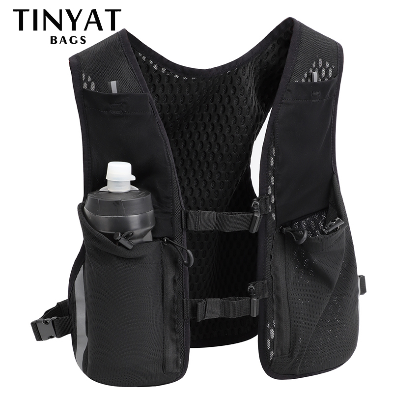Reflective Vest Cycling - TINYAT Светоотражающая многофункциональная сумка-жилет для мужчин