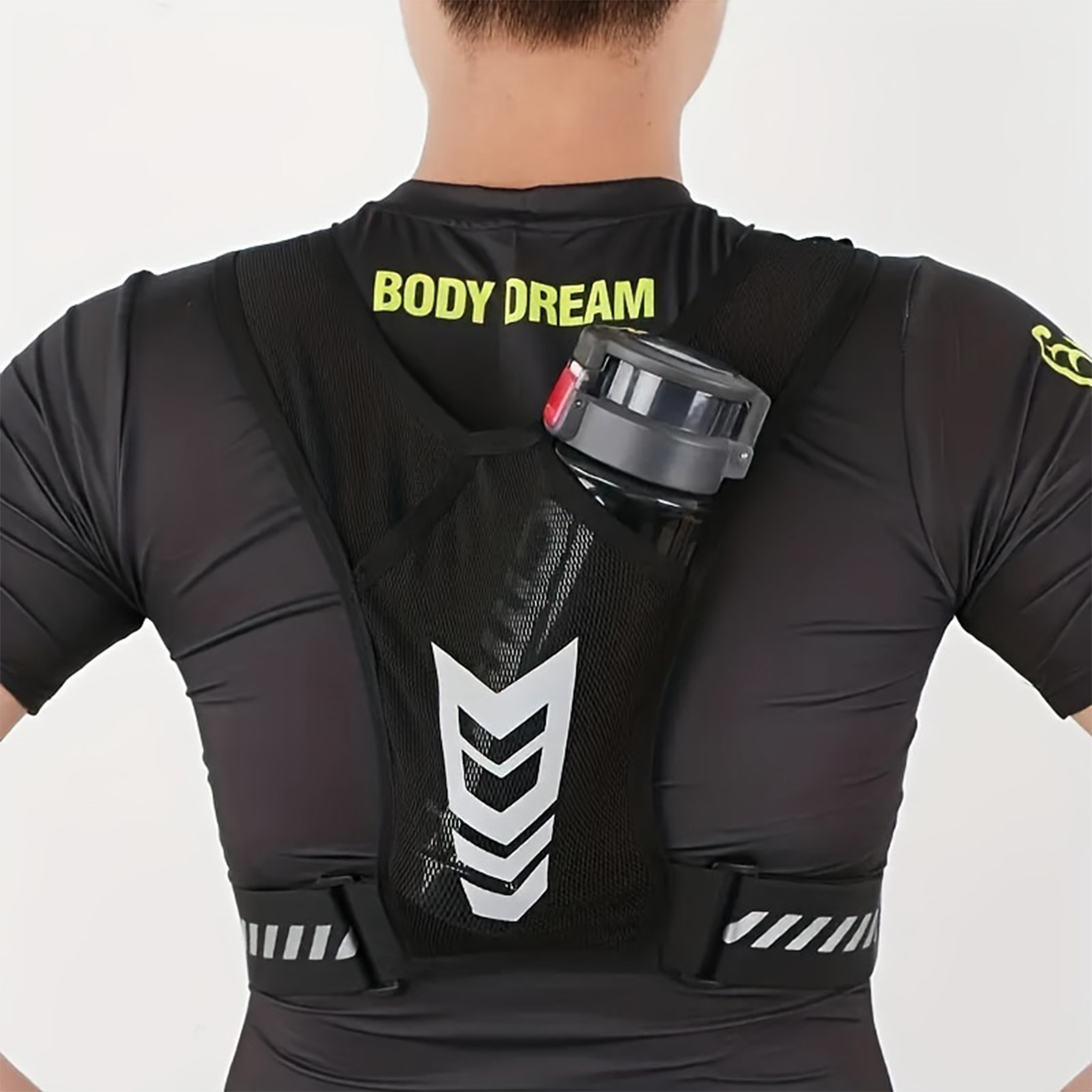 Reflective Vest Cycling - Спортивная сумка-жилет для телефона, светоотражающий велосипедный