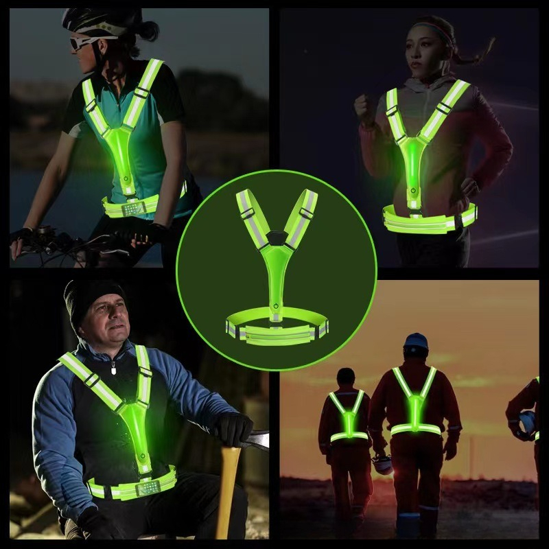 Светоотражающий жилет со свето – обзор и цена Reflective Vest Cycling