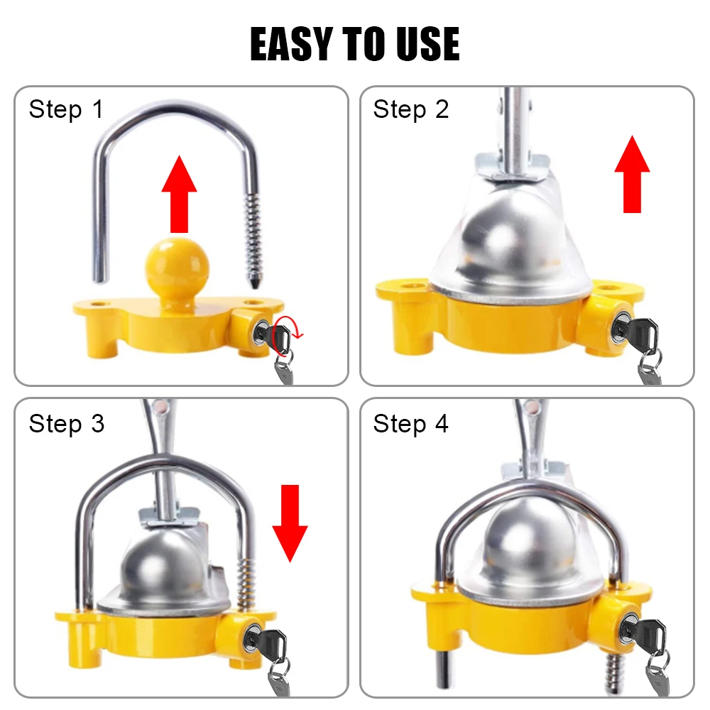 Противоугонная муфта для прице – обзор и цена U Lock Heavy Duty