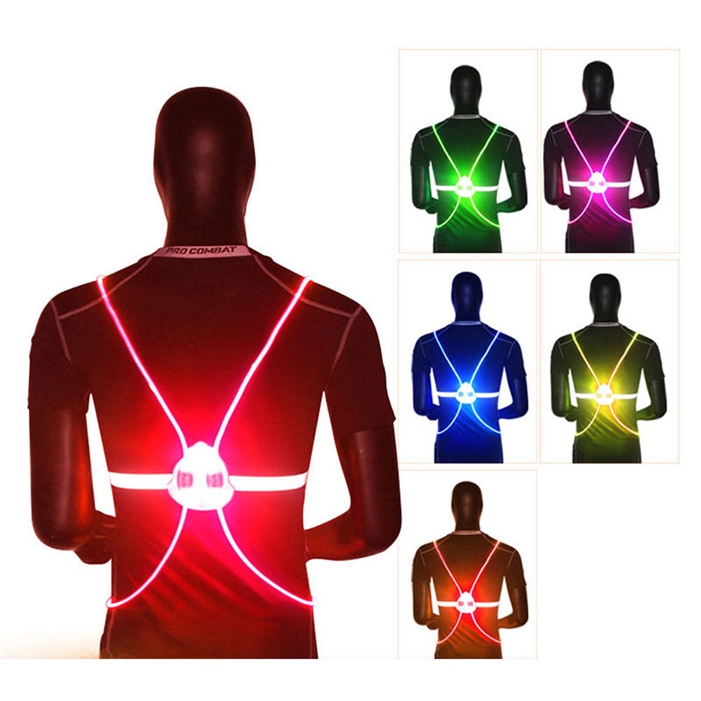 Светоотражающий жилет с LED-по – обзор и цена Reflective Vest Cycling