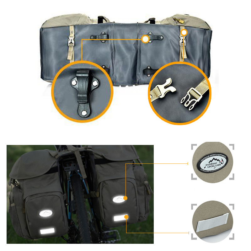 Велосипедная сумка-багажник на – обзор и цена Panniers Waterproof Rear