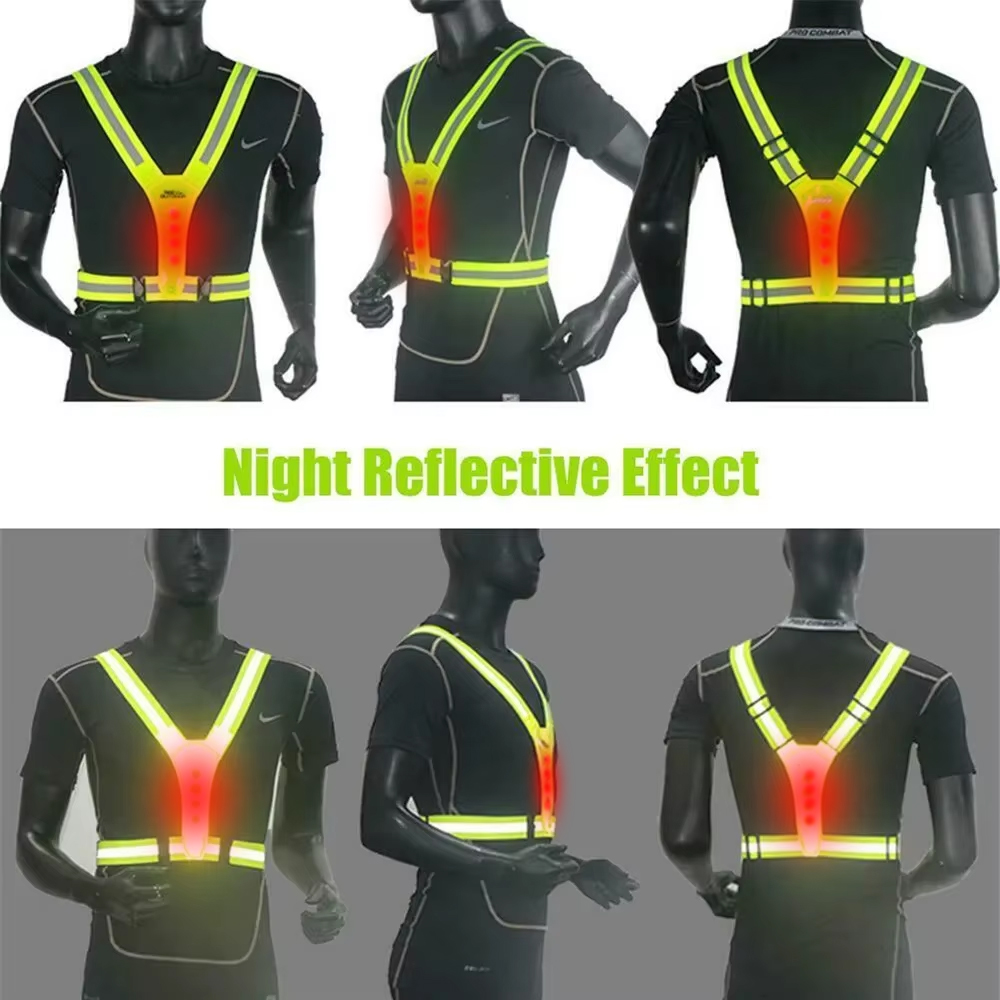 Светодиодный жилет для бега, с – обзор и цена Reflective Vest Cycling