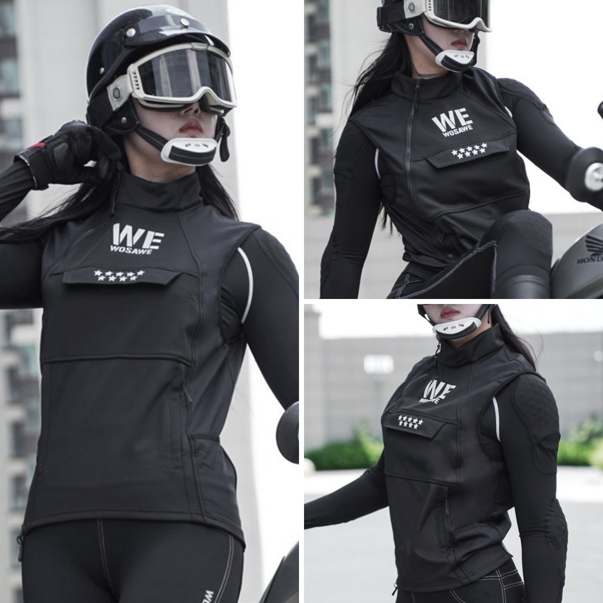 WOSAWE зимний мотоциклетный жи – обзор и цена Reflective Vest Cycling